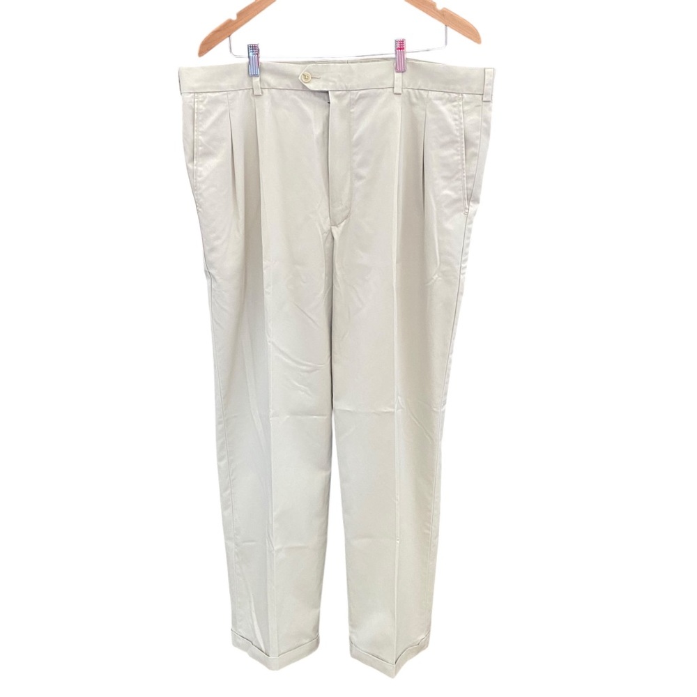 Men’s Nordstrom Tan Smartcare Pants | 40x32 Wrinkle-Free Cotton
